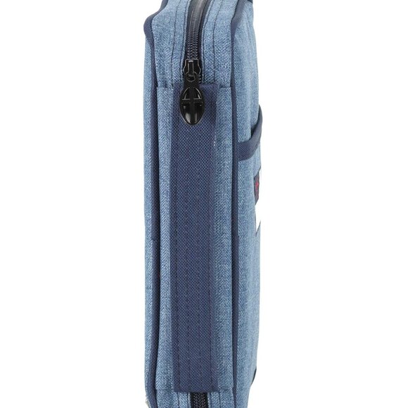 Christian Flag with Cross Denim Cotton Bible Cover, Large NWT - Picture 3 of 4